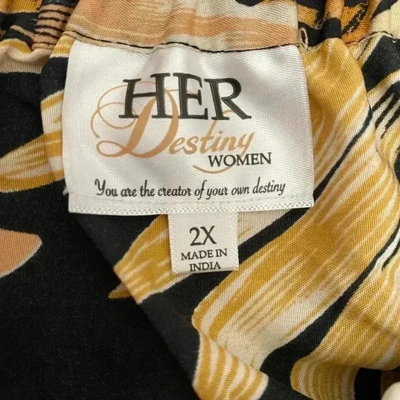 🆕 HER Destiny Multi Print Maxi Skirt Boho Style 2X🆕 - Picture 8 of 11